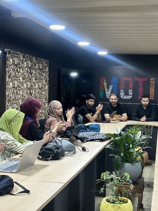 Koshur Scientist team working together